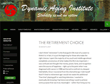 Tablet Screenshot of dynamicaginginstitute.com